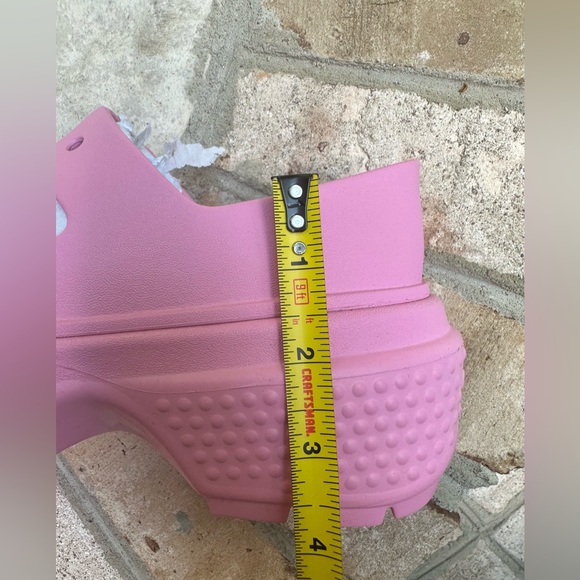 Crocs Stomp Mary Jane Platform Sandals – Pink – Men’s 2 / Women’s 4 - Picture 12 of 13